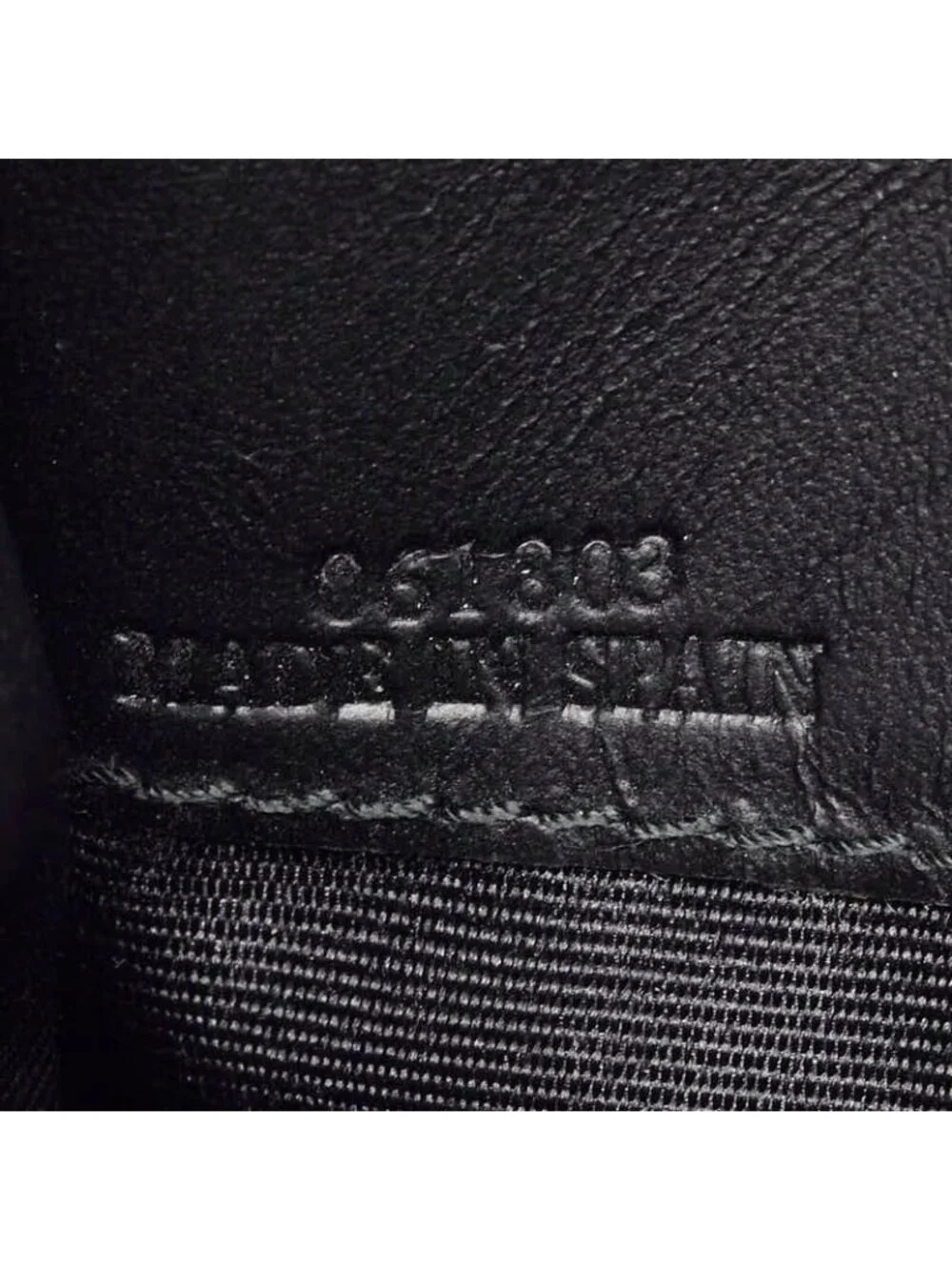 Loewe Anagram Linen Wallet Black Leather